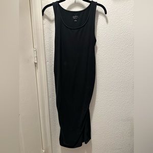 Ingrid & Isabel Maternity Cotton Black Dress